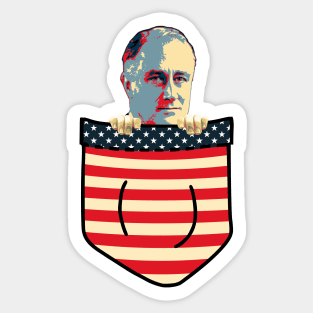 Roosevelt Chest Pocket Sticker